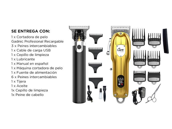 Cortadora De Pelo Profesional + Maquina Cortadora de Pelo Profesional - 6