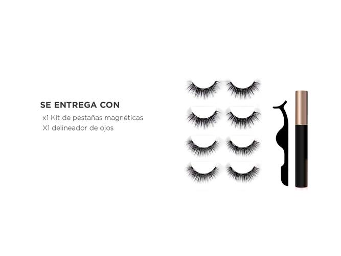 Kit de pestañas magnéticas y Delineador de ojos Gadnic PM6000 - 4
