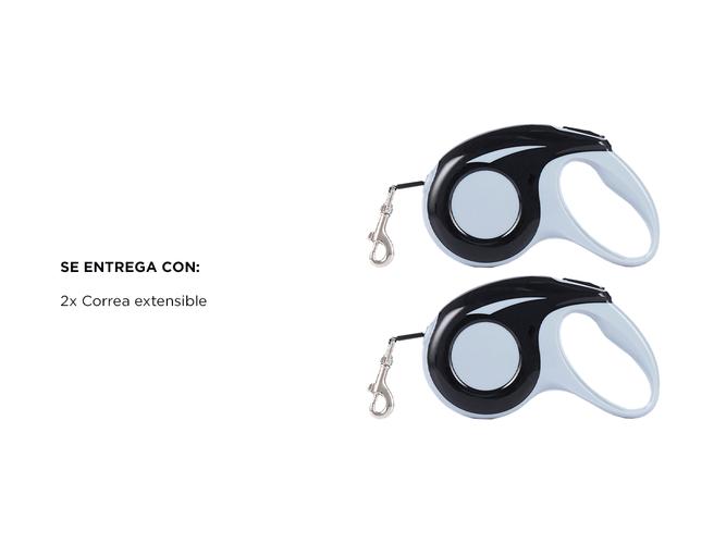 Kit x2 Correa Gadnic Para Perro Extensible 5mts Con Agarre - 4