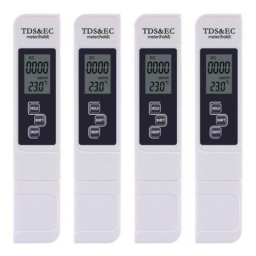 Kit x4 Medidor Digital Agua TDS Temperatura  - 0
