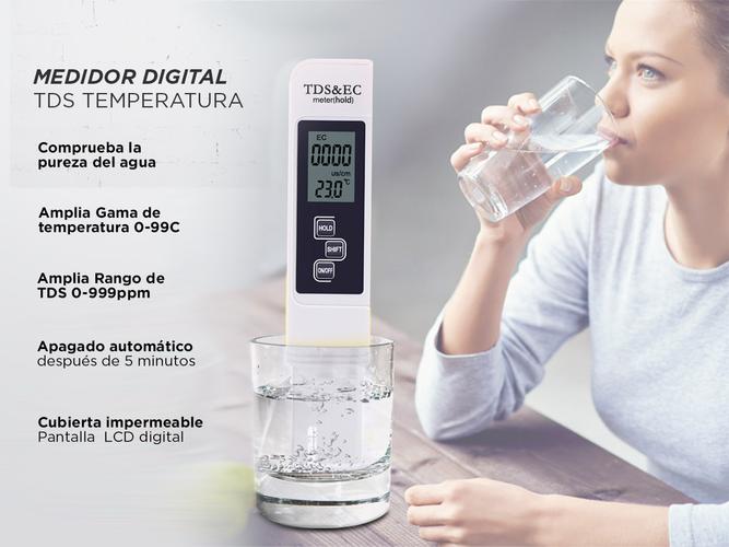 Kit x4 Medidor Digital Agua TDS Temperatura  - 1