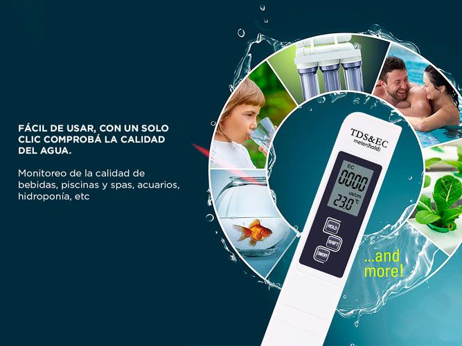 Kit x4 Medidor Digital Agua TDS Temperatura  - 2