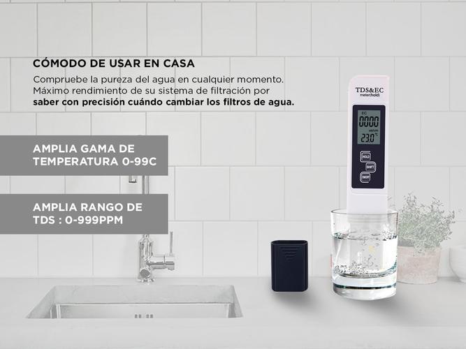 Kit x4 Medidor Digital Agua TDS Temperatura  - 3