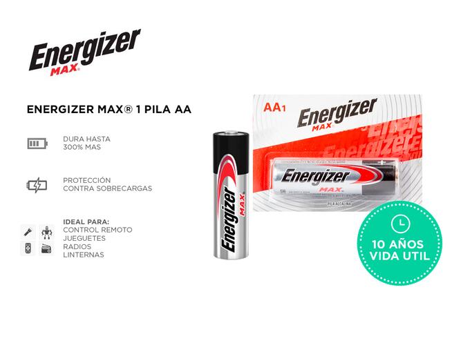 Kit x 4 Pilas AA Energizer Cilindricas - 1