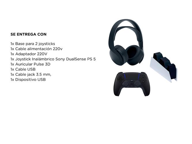 Combo Joystick Sony PS5 + Auricular PS5 + Base Cargador Dualsense - 4