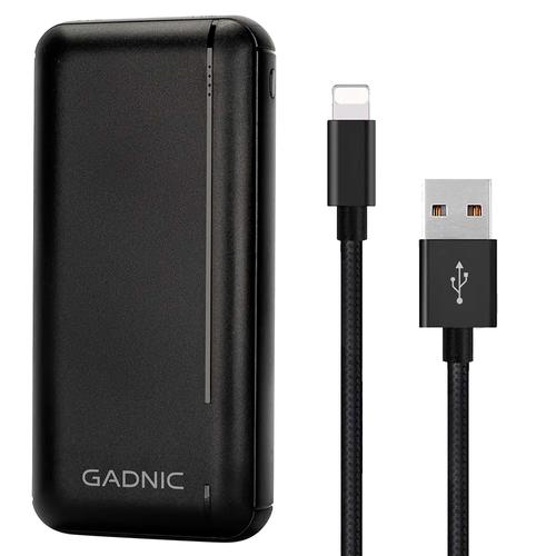 Kit Cargador Portátil Gadnic 25000 mAh Carga Rápida  Cable Cargador Iphone - 0