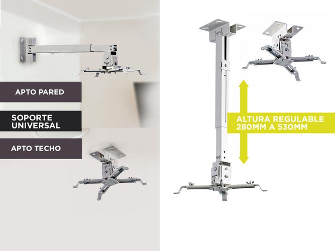 Proyector 3500 Lumenes Full HD Gadnic + Soporte Regulable  - 2