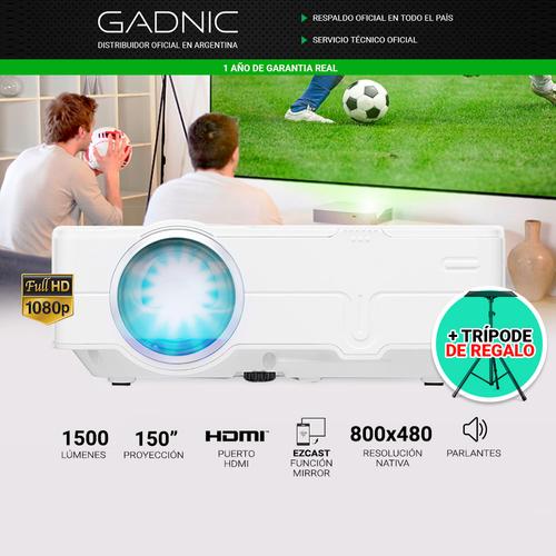 Kit Proyector Gadnic Mirror 1500 L + Trípode - 1