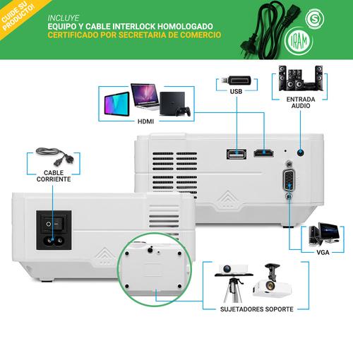 Kit Proyector Gadnic Mirror 1500 L + Trípode - 6
