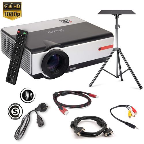Kit Proyector Gadnic 4500 Lúmenes + Trípode - 0