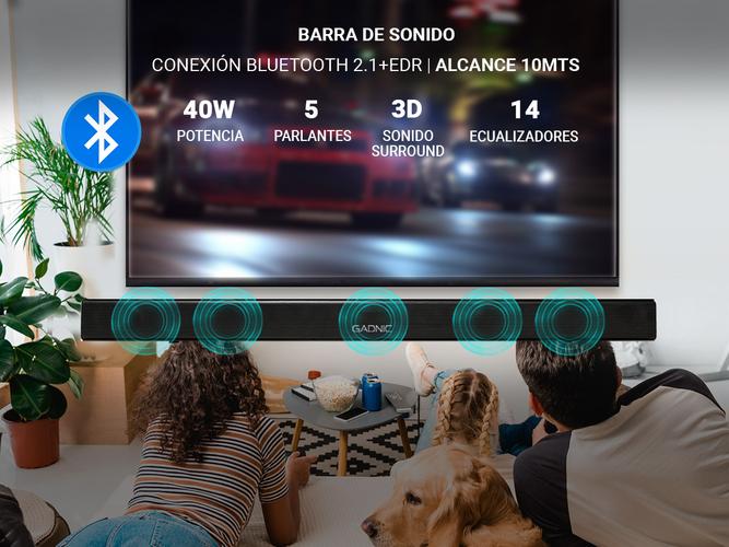 Kit Proyector Prolight 5500 Lumenes + Barra de Sonido 40W - 2
