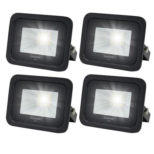 Kit x4 Reflectores Led Blanco 20W Interior ExteriorAlta Potencia  - 0