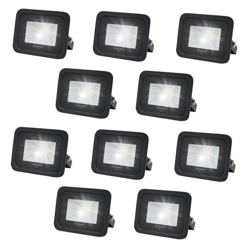 Kit x10 Reflector Led Blanco 20W Exteriores/Interiores Portatil  - 0
