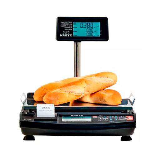 Balanza Comercial Kretz Aura Eco 30kg Digital Mastil - 0