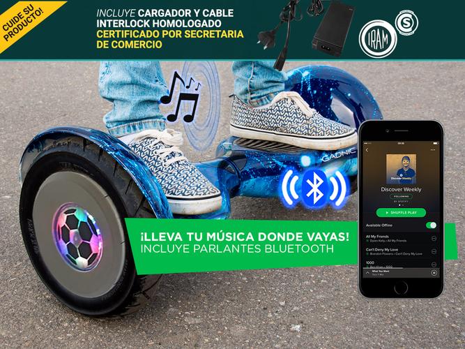 Kit Patineta Electrica Gadnic Led 10 - 4