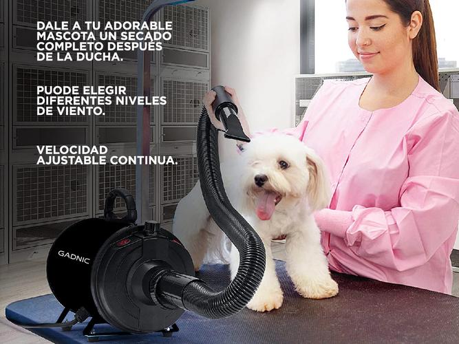Secador De Pelo Para Perros PD2000 + Maquina De Cortar Pelo Canina S300 Profesional Gadnic - 3