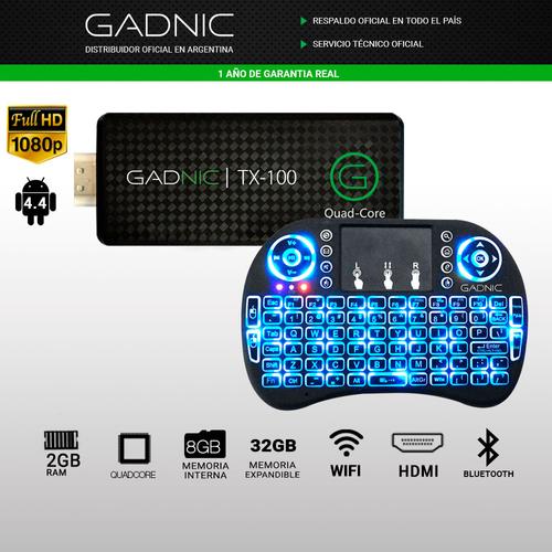 Mini TV Box Gadnic TX100 + Teclado Retroiluminado - 1