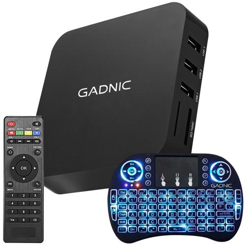 Kit TV BOX Tx-800t Quadcore 8GB Gadnic + Mini Teclado Retroiluminado - 0