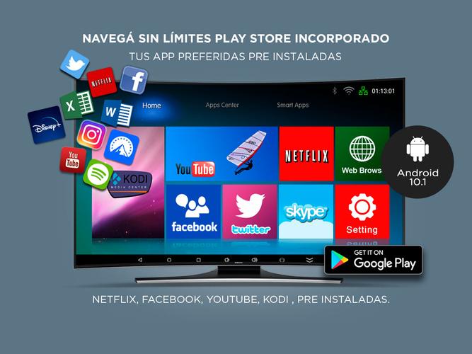 Kit TV BOX Tx-800t Quadcore 8GB Gadnic + Mini Teclado Retroiluminado - 3