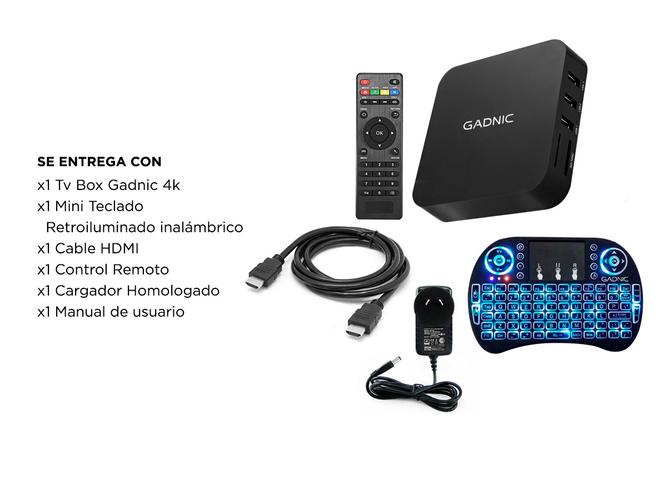 Kit TV BOX Tx-800t Quadcore 8GB Gadnic + Mini Teclado Retroiluminado - 6