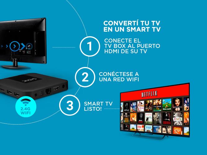 Kit Tv Box Gadnic Android 4K Smart Tv 2gb + 16gb + Teclado Air Mouse - 2