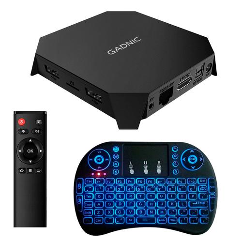 TV Box Android Gadnic TX-1500 Premium 8GB  + Teclado Iluminado - 0