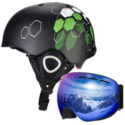 Kit snowboard  Casco + Antiparra gadnic profesional - 0