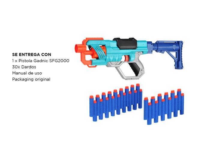 Kit De Pistola De Dardos Y 30 Repuestos De Dardos Gadnic - 5