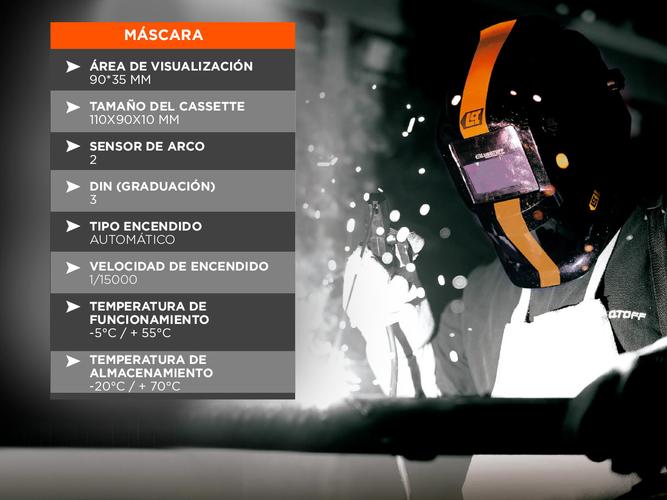 Soldadora Lusqtoff Inverter Iron 100 + Máscara + 2 escuadras - 4