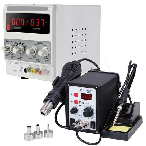 Estacion De Soldado 878d Gadnic + Fuente De Alimentacion 1502d+ - 0