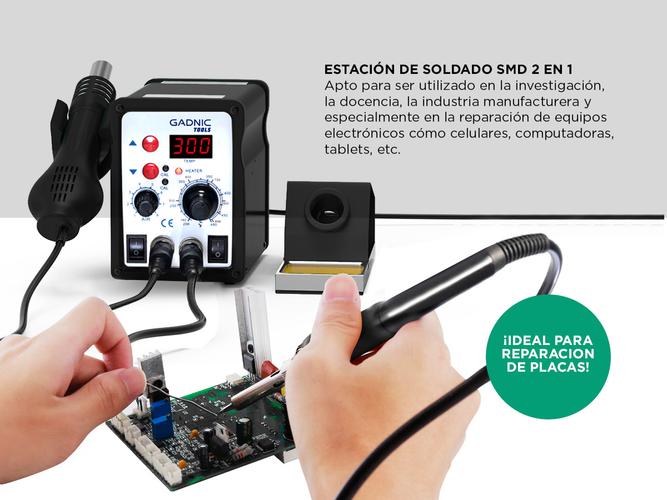 Estacion De Soldado 878d Gadnic + Fuente De Alimentacion 1502d+ - 3