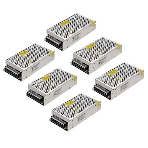 Fuente Switching 12v 10a Regulada Proteccion Tira Led Cctv x 6 Unidades - 0