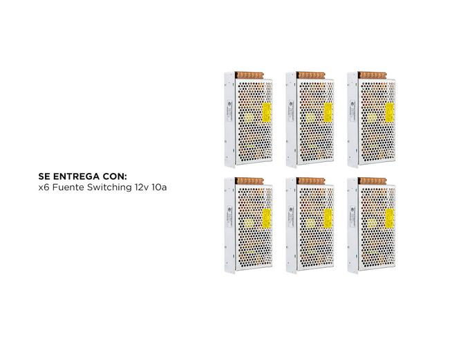 Kit x6 Fuente Switching 12v 10amp Regulada  - 6