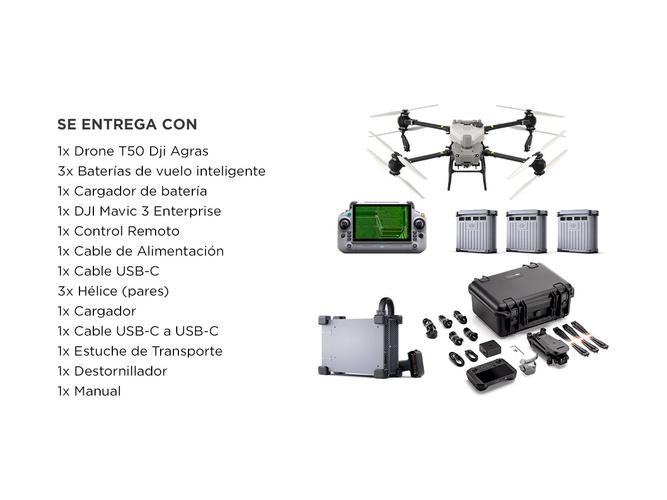 Kit Drone Agras T50 DJI con Baterias Cargador y Mavic 3 Multispectral - 6