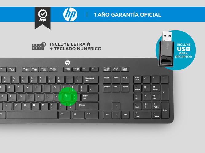 Kit Teclado inalámbrico + Mouse HP - 2