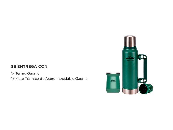 Kit de Termo 1.3 Litros y Mate South Port Acero Inoxidable - 6