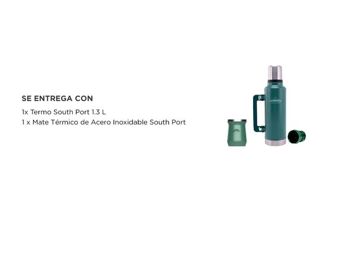 Kit de Termo 1.3L South Port con Mate Acero Inoxidable - 6