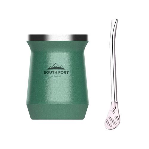 Kit de Mate y Bombilla South Port Acero Inoxidable  - 0