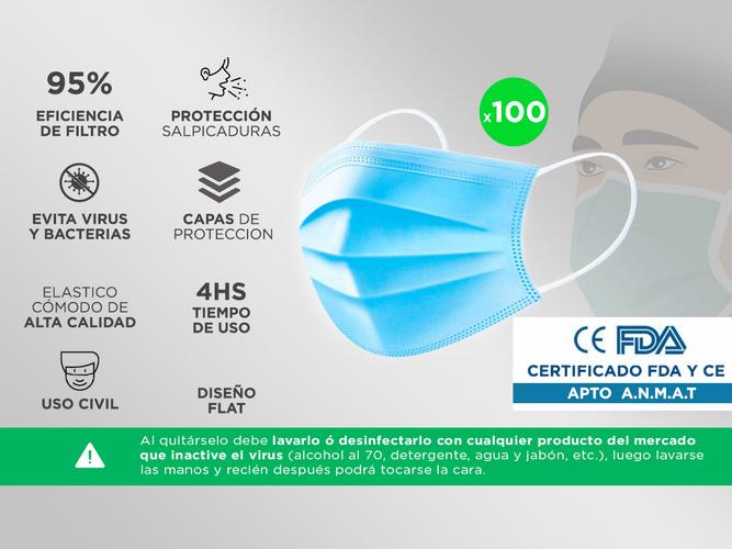 Termometro Infrarrojo + 100 Barbijos 3PLY - 2