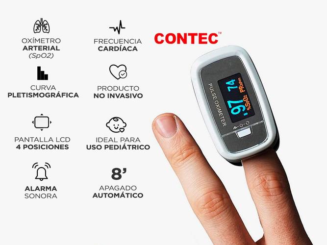 KIT Termometro Infrarrojo + Oximetro Contec CMS50D1 - 2