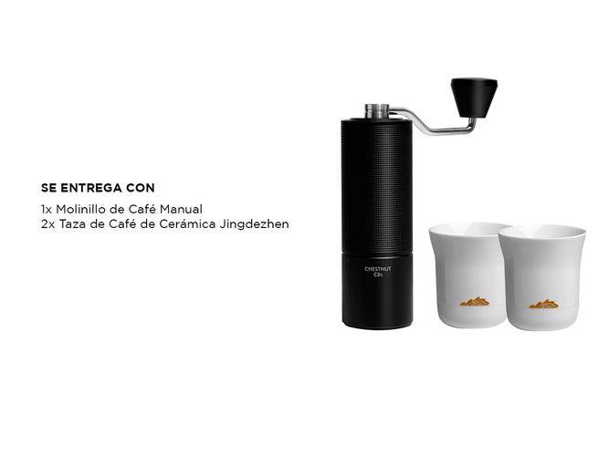 Kit TimeMore Molinillo de Cafe Mas 2 Tazas de Cafe Ceramicas - 6