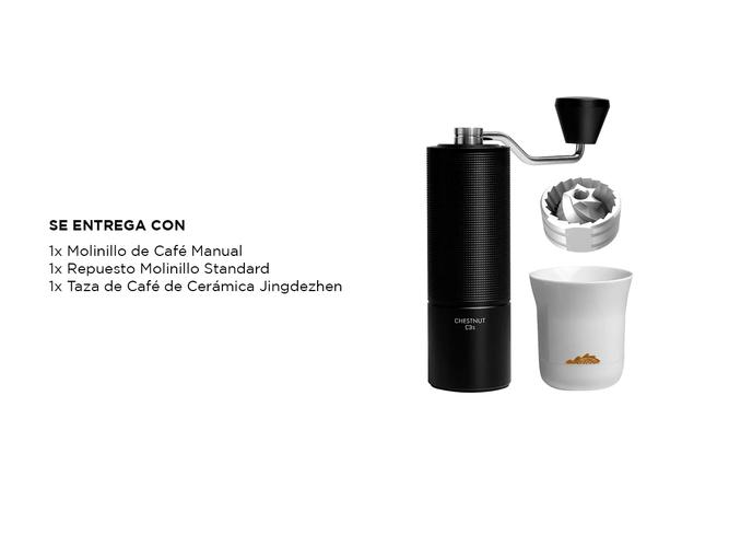 Kit TimeMore Molinillo de Cafe Repuesto Standard Mas Taza de Cafe Ceramica - 5