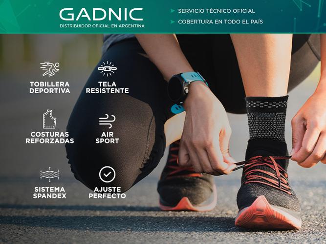 Kit x4 Tobillera Ajustable Gadnic Elástica Sistema Air Sports - 1