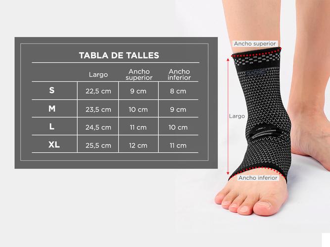 Kit x4 Tobillera Ajustable Gadnic Elástica Sistema Air Sports - 3