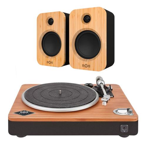 Kit Tocadiscos Inalambrico House Of Marley Stirt It Up + Parlante Get Together Duo - 0