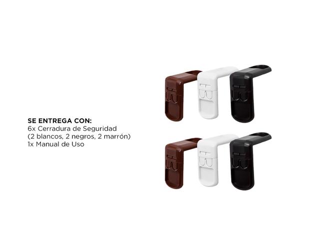 Kit x6 Cerraduras de Seguridad Gadnic Para Bebés  - 6