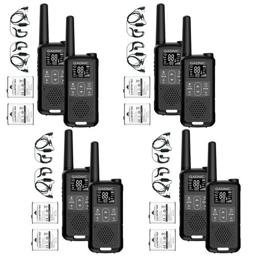 Kit x 4 Handy Gadnic WK5200 Kit 2 Unidades 22CH UHF Display USB C + Manos Libres - 0