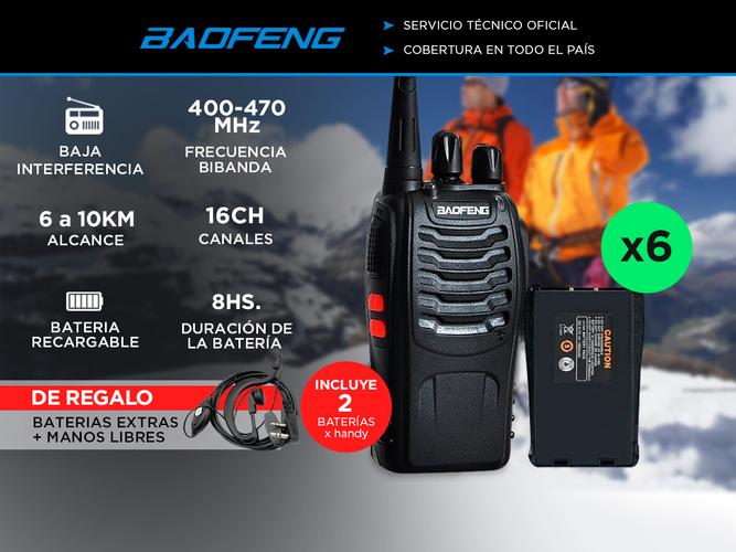 Kit x 6 Handy Baofeng BF-888S   - 1