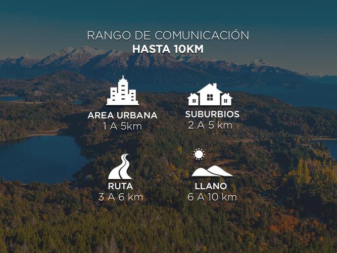 Handy Baofeng A-58 Kit x4 Bi-Banda 5w 128CH Hasta 12km + 8 Baterías y 4 Manos Libres - 4
