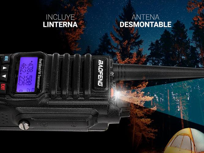Handy Baofeng A-58 Kit x4 Bi-Banda 5w 128CH Hasta 12km + 8 Baterías y 4 Manos Libres - 5